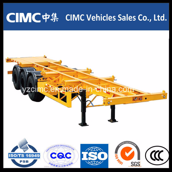 Cimc 40FT 40tons Container Trailer/ Skeleton Trailer/ Skeletal Trailer