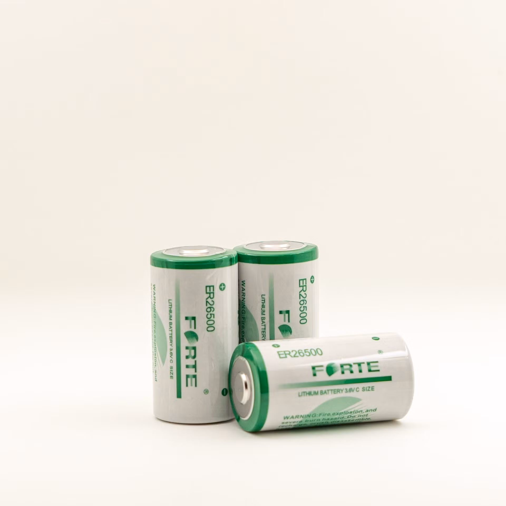 3.6V Non-Rechargeable Lithium Primary Battery Er26500 Cylindrical Disposable Batteries 8500m. Ah C Size for Automatic Smart Meters