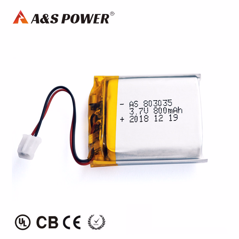 Over 15 Years of Professional Supply of V 800m. Ah Polymer Batteries, Which Have Obtained UL1642/UL2054/Un38.3/CE Certification