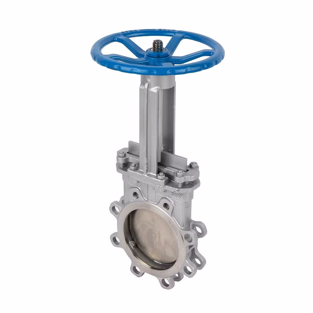 Cast-Steel Pz43 Industrial Flange Unidirectional Sealing Knife Gate Valve for Petrochemical Facilities