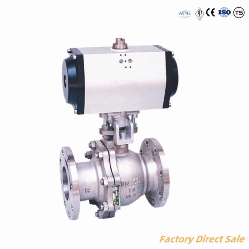 High Pressure Floating Trunnion Ball Valve with Electric Hydraulic Pneumatic Actuator