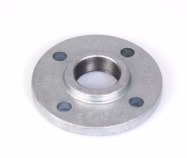 Malleable Iron Pipe Fittings Hot DIP Galvanized Flange for Oil Water Gas