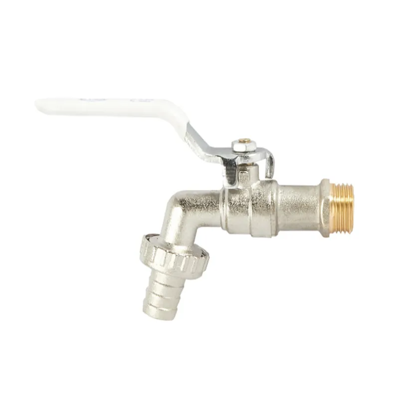 Indonesia washing faucet china low price selling brass bibcock tap with abs handle