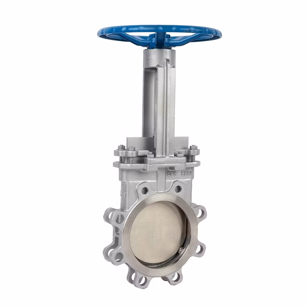Low-Maintenance Pz43 Quality Flanged Unidirectional Sealing Knife Gate Valve for Textile Industry
