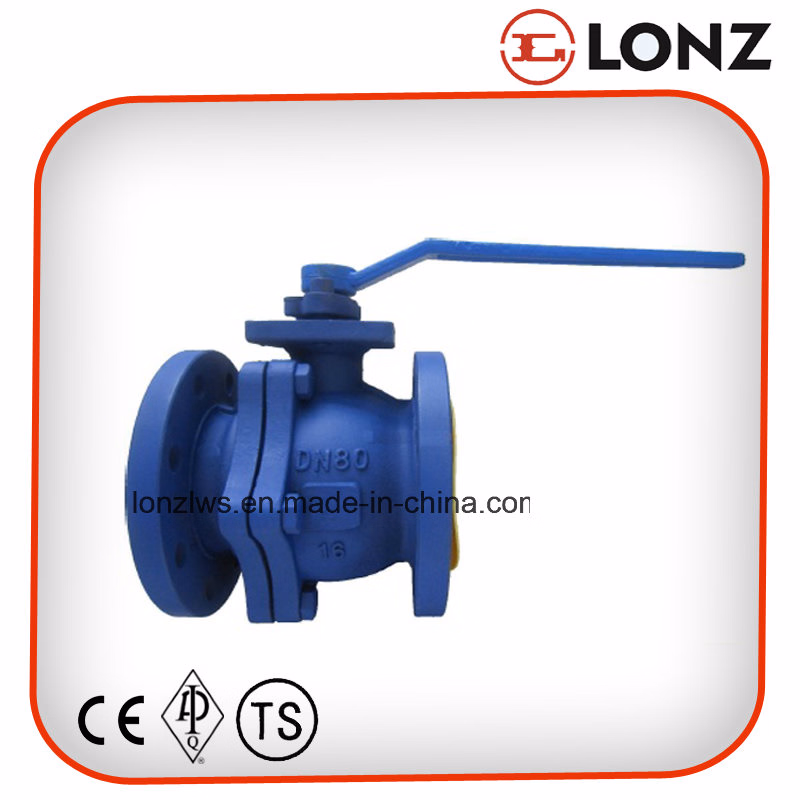 DIN 2PC Flanged Floating Ball Valve