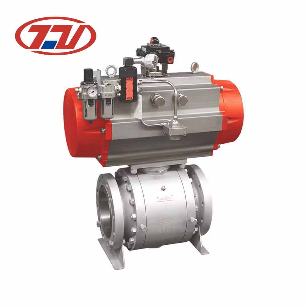 Stainless Steel Customize Air Release Flange Ball Valve with Pneumatic Actuator