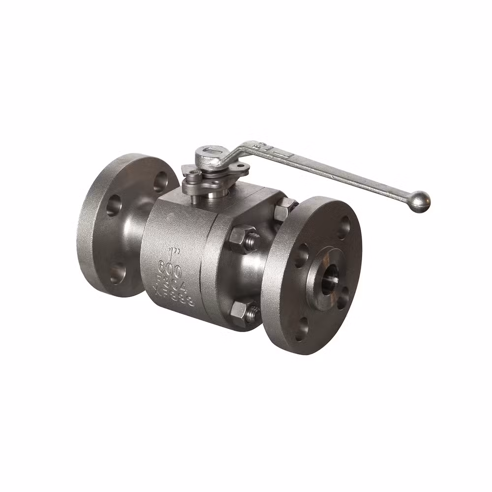 Quick Closing Stamping Floating Ball Flanged Control Valve for Industrial Facilities