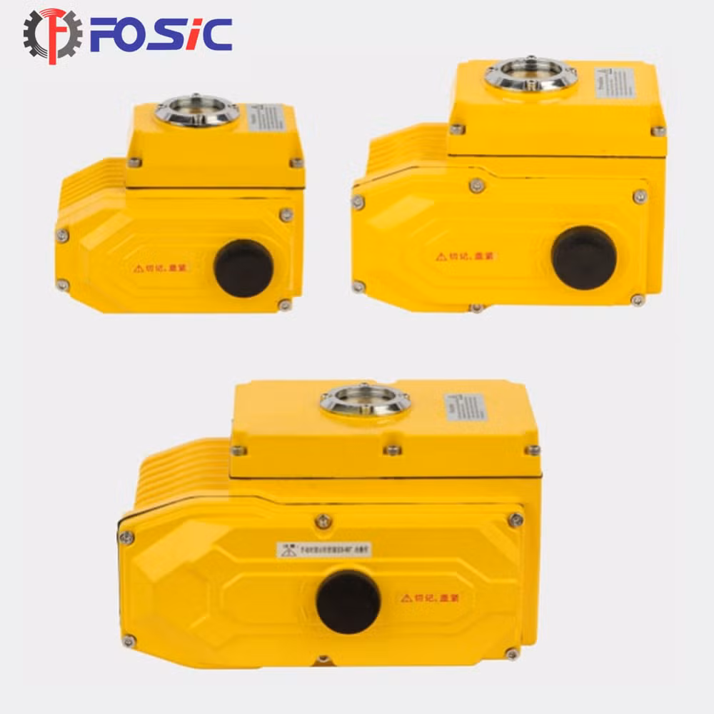 Tuoerpu DC Mini 24V 4-20mA Actuator Gear Motor Electric Actuator for Ball Valve