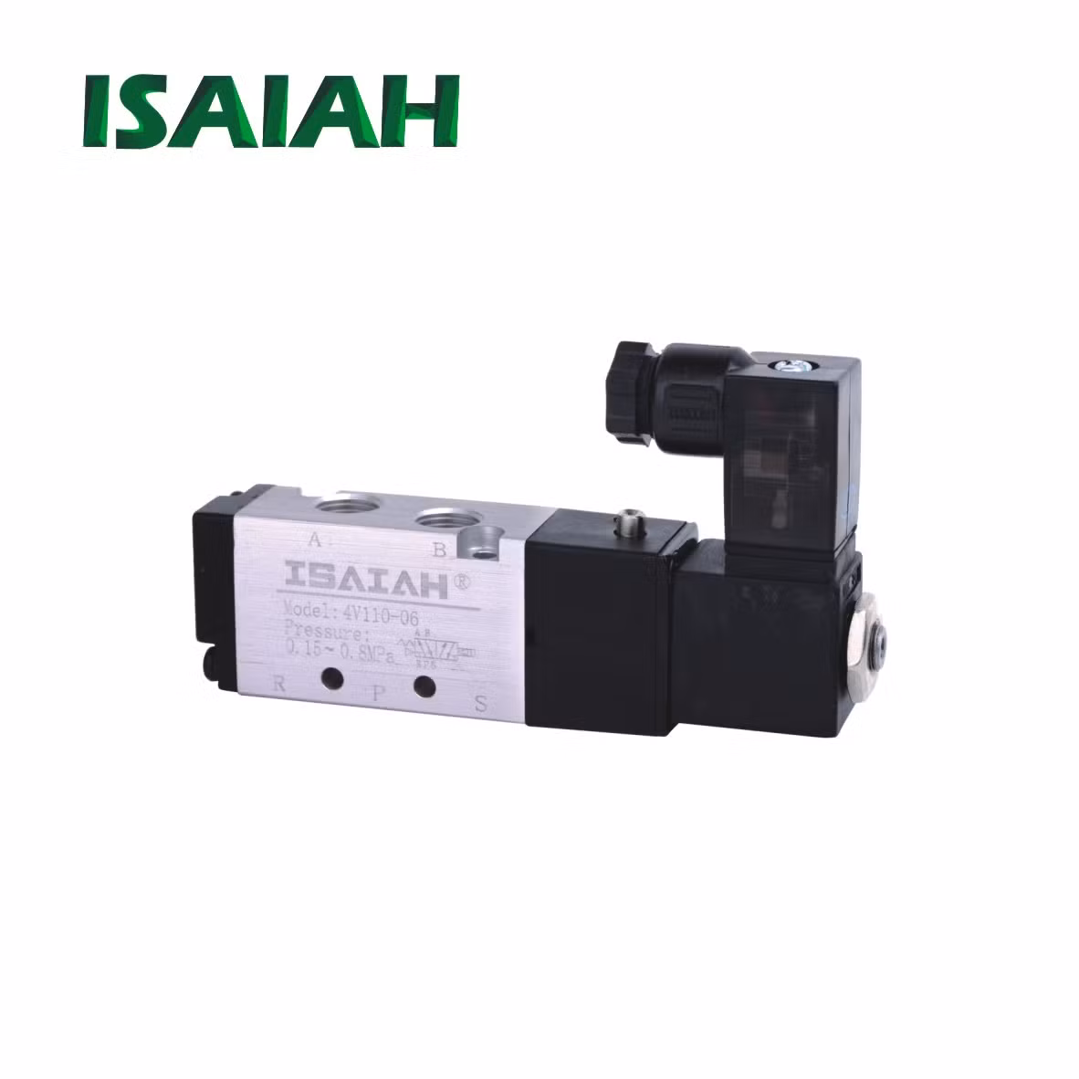 4V110-06 G1/8" Airtac Type Pneumatic Control Single Head Two Position 5 Way Solenoid Valves