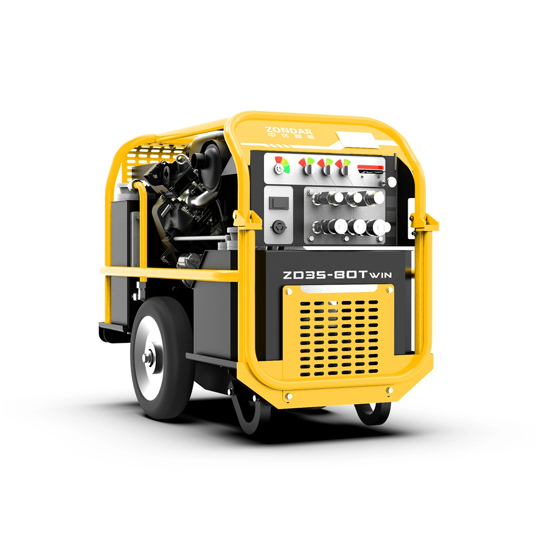 High Flow Portable Hydraulic Power Unit for Heavy-Duty Applications