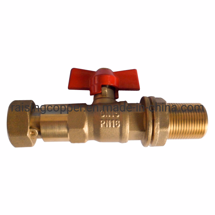 Ball Valve for Energy Metering with Male Thread