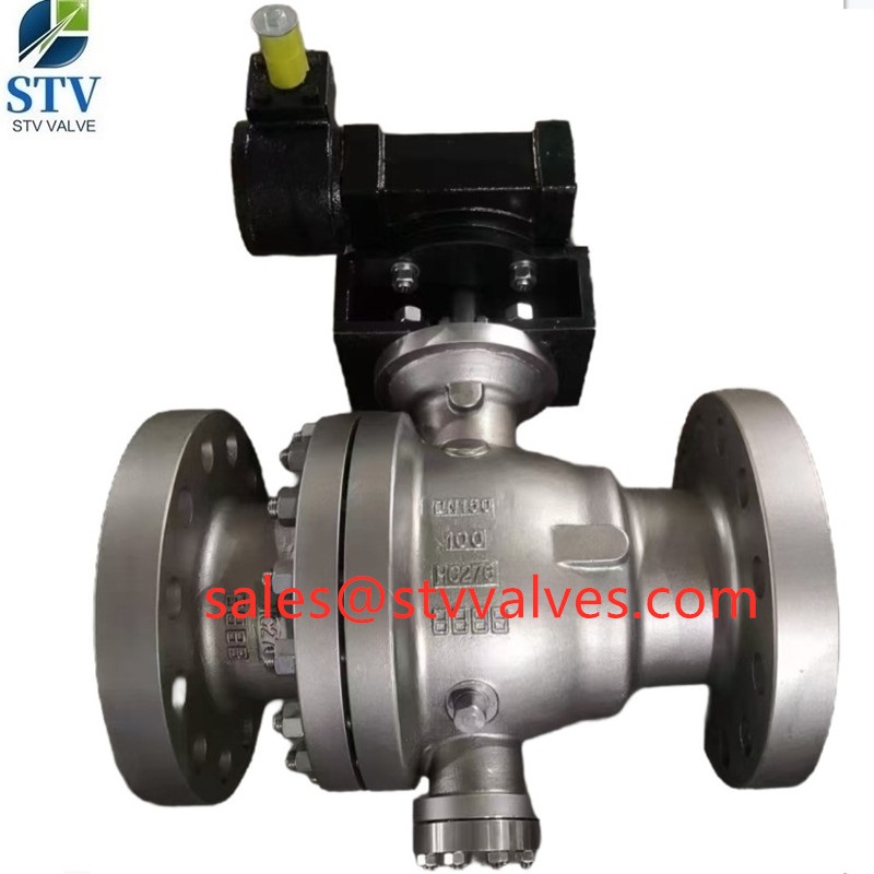 HC276 Trunnion Mounted Ball Valve,DN100,PN100,RF End - China Valve Manufacturer | STV