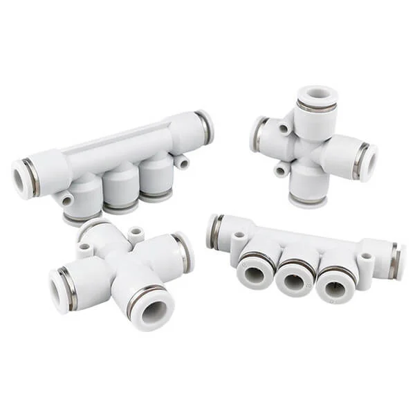 PK Plastic 5 Way Quick Connectors Pneumatic Push to Connect Fitting - EVERPEAKTOOLS