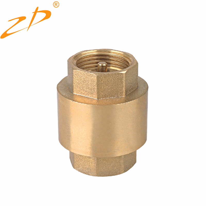 OEM Brass Water Vertical Check Valve with Thread Connection
