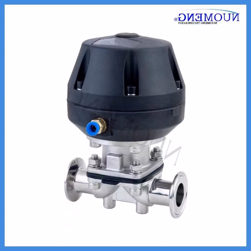 Sanitary Stainless Steel SS304/SS316L Pharmaceutical Equipment/Distillation Equipment /Pneumatic/Manual Diaphragm Valve