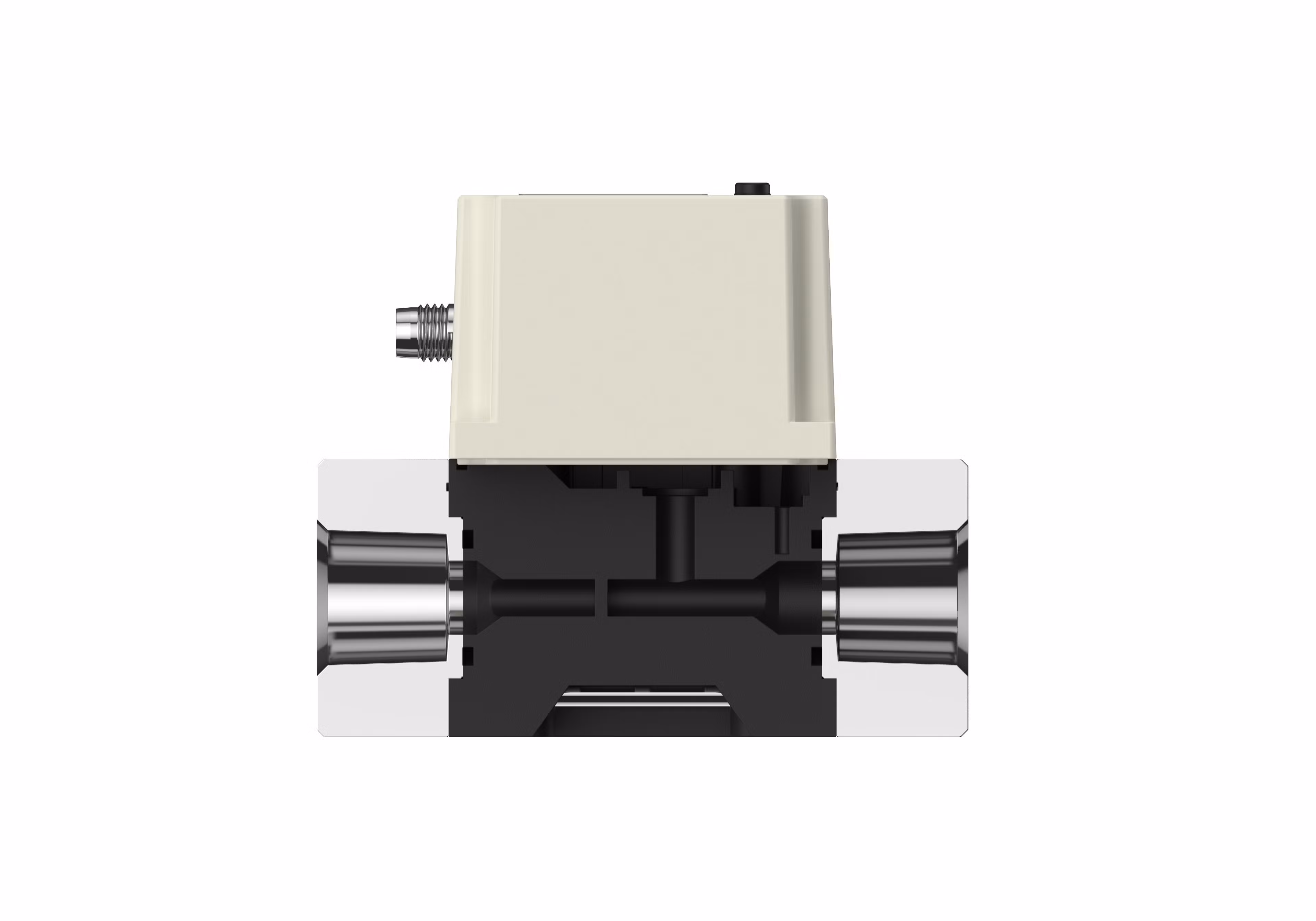 Flow Rate and Temperature Monitoring Digital Water Liquid Flow Meter