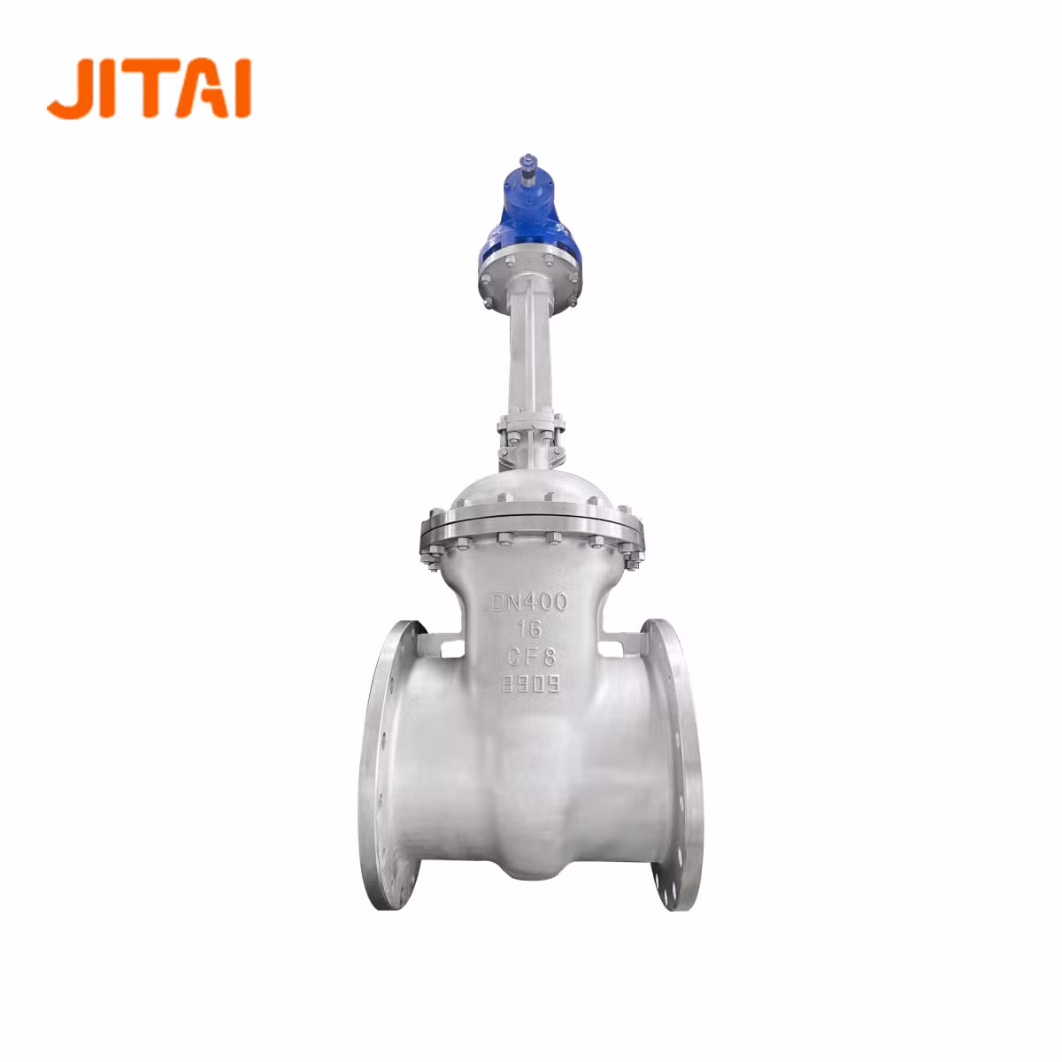 DN400 Stainless Steel Full Bore Wedge Gate Valve with Gearbox