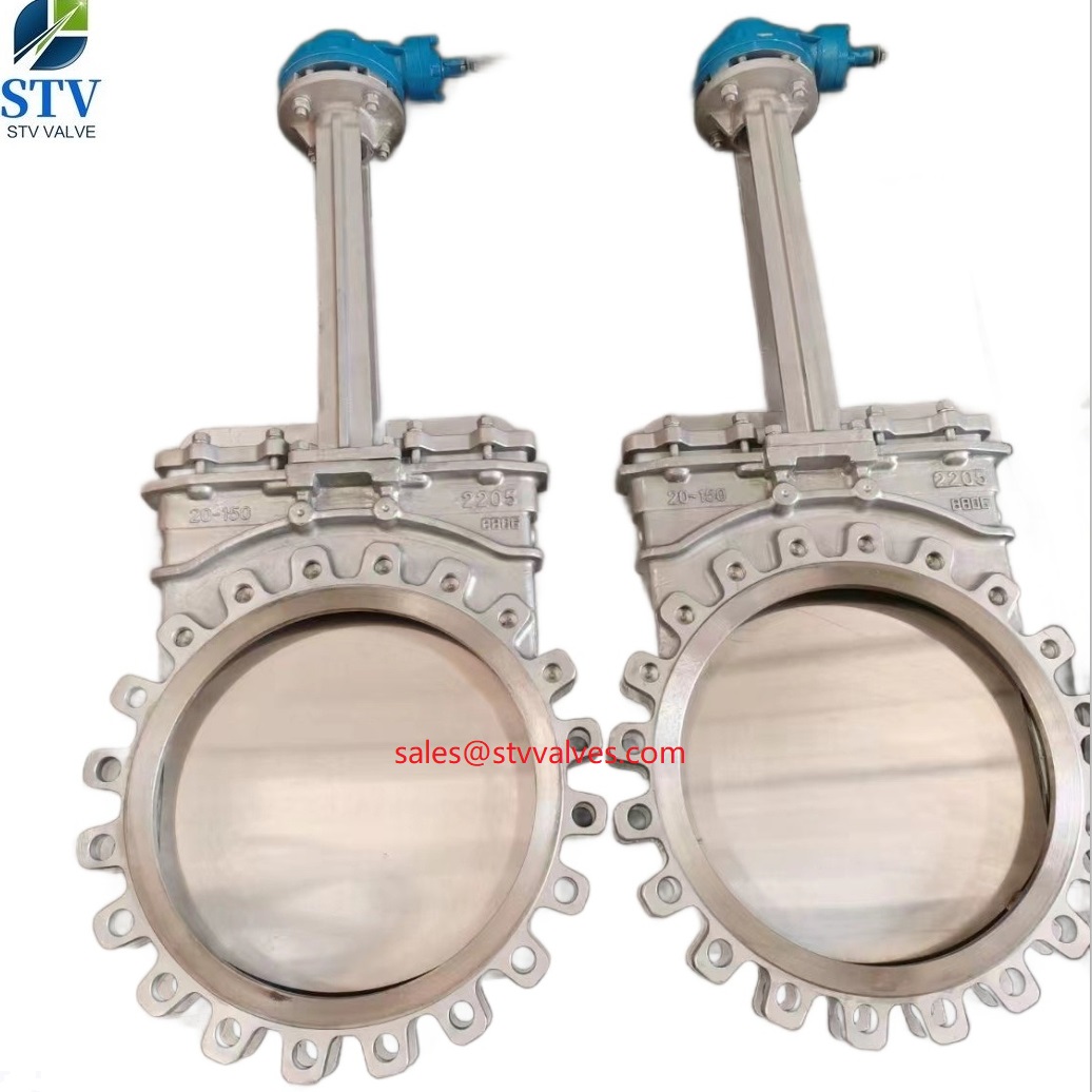MSS SP-81 Knife Gate Valve - 150LB, 2205 Body, Lug Type - China Valve Manufacturer | STV