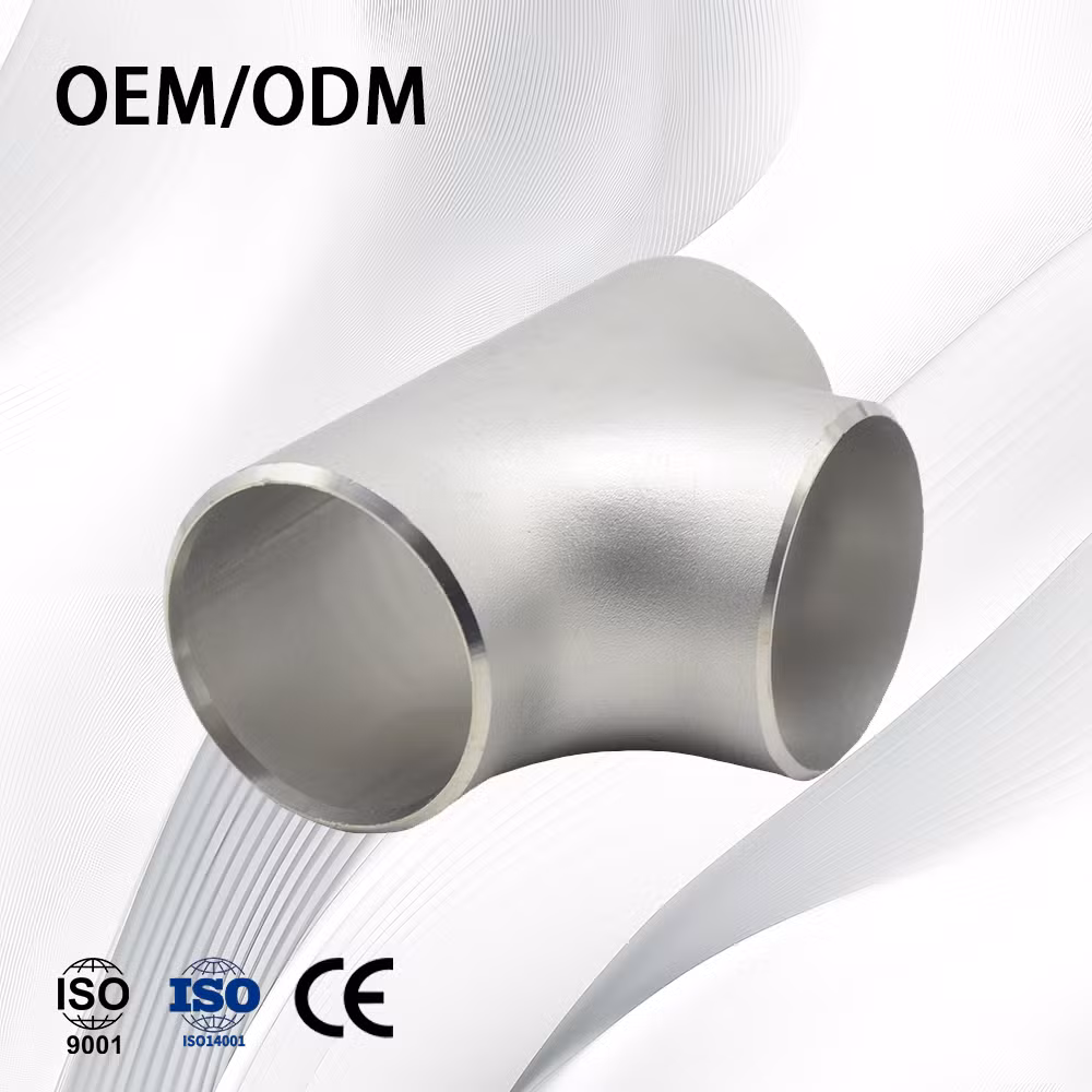 High Temperature Stainless Steel Sch40 Welded Tees for Petroleum