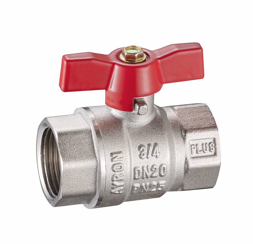 Brass Ball Valve - 6010 (Normal bore, heavy type and long threads FF, PN25)