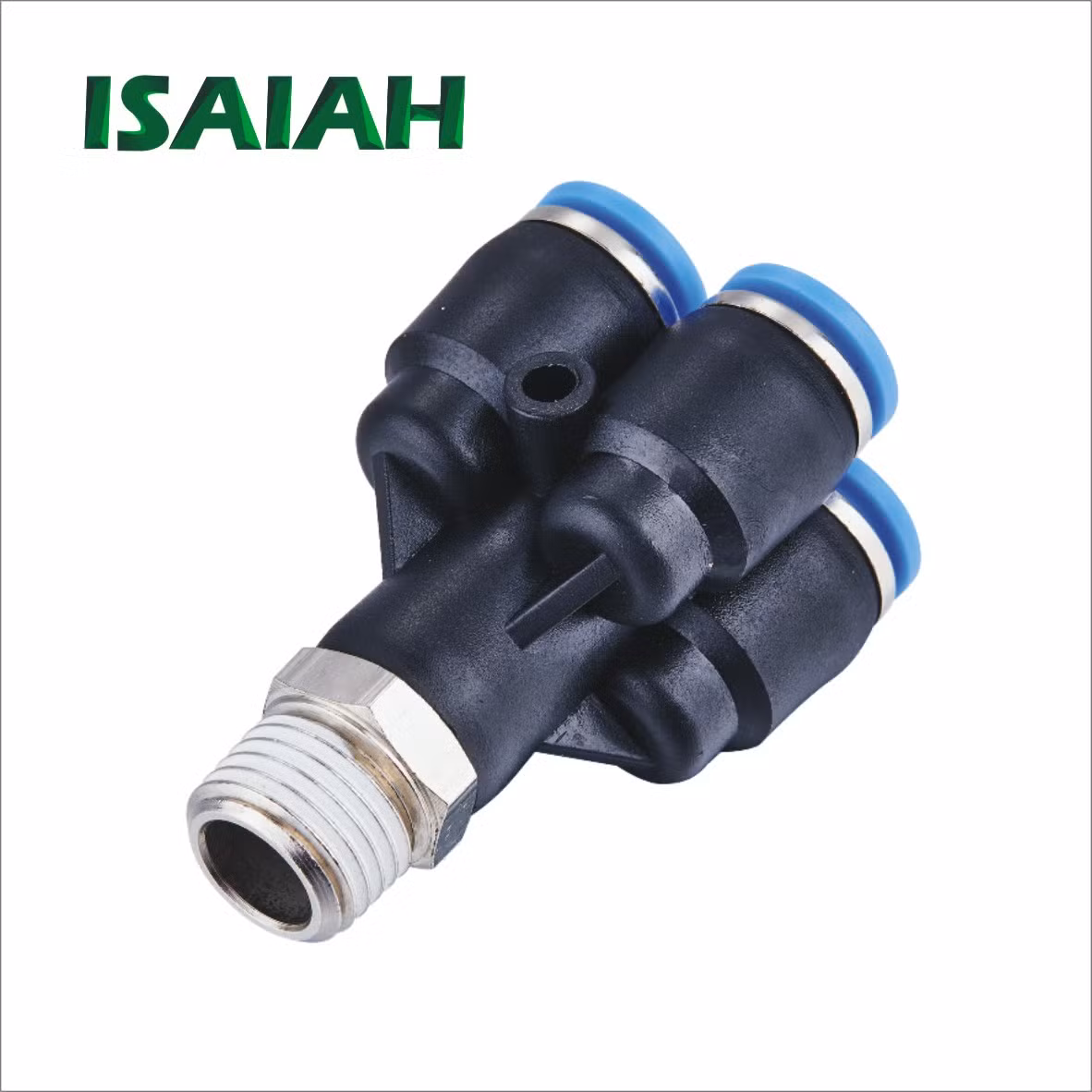 Pxt Pneumatic Pipe Fitting China Factory Branch Double Y Type Thread Durable Plastic Fitting