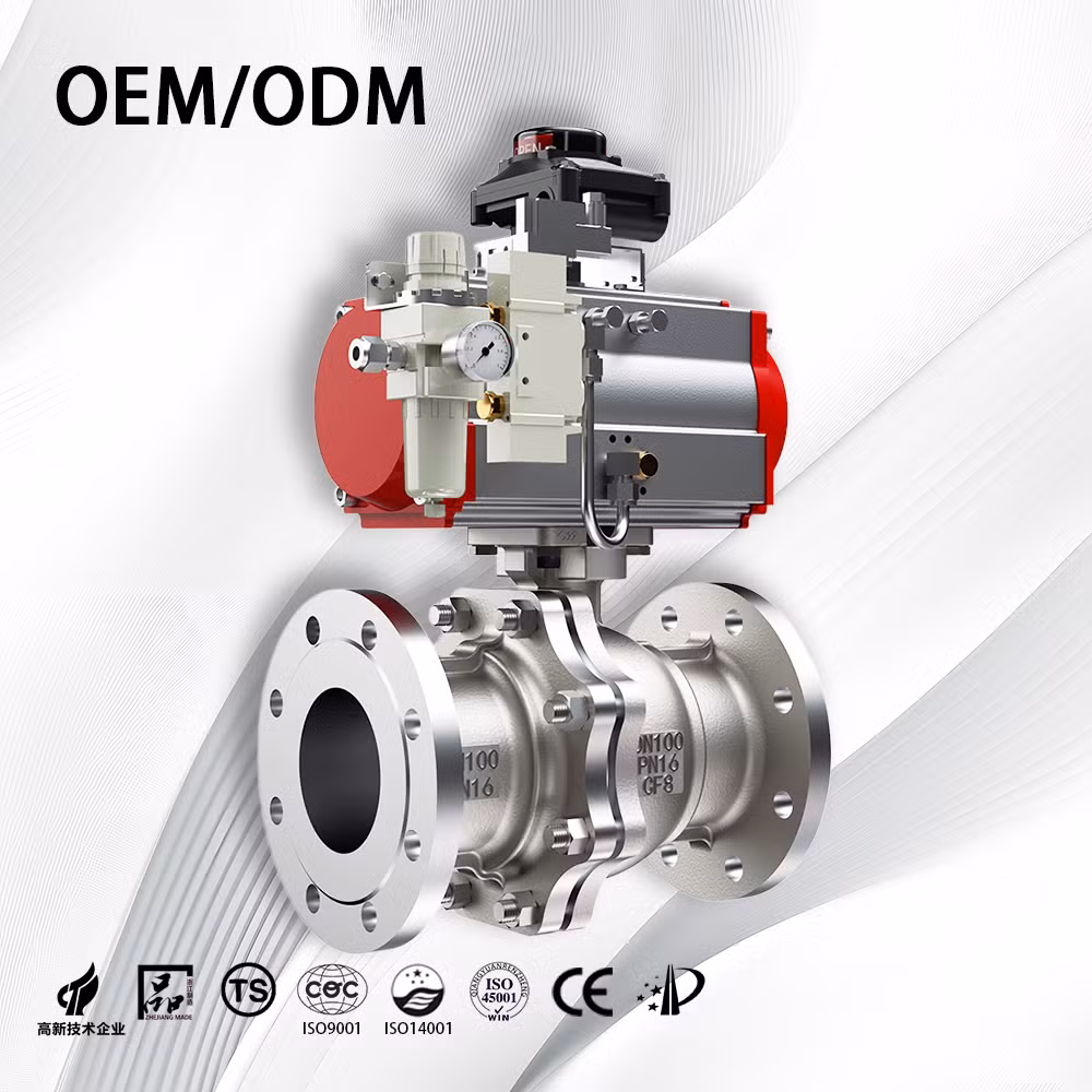 Industrial/DIN/Stainless Steel/Electric/Pneumatic/Gas/Water/Control/Cryogenic/Plumbing/304/316/High Pressure/Flange Ball Valves