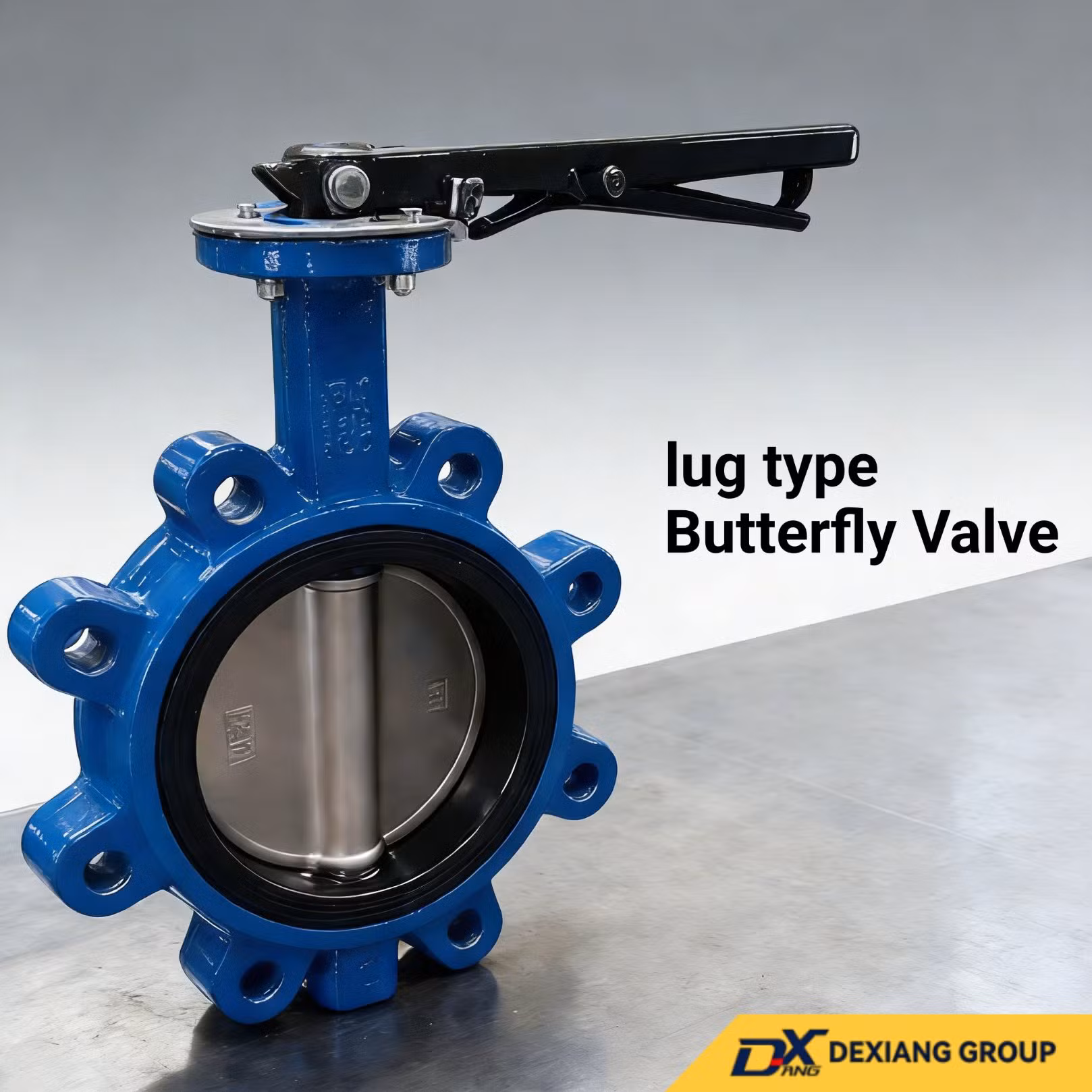 Dx Valve Lug Type Butterfly Valve High-Quality Rubber Seated