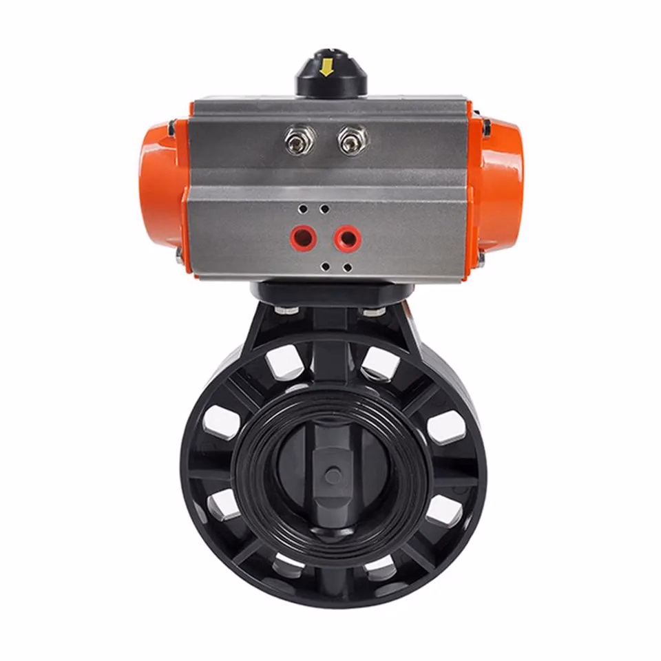 High-Quality Plastic Wafer Butterfly Valve for Air Flow
