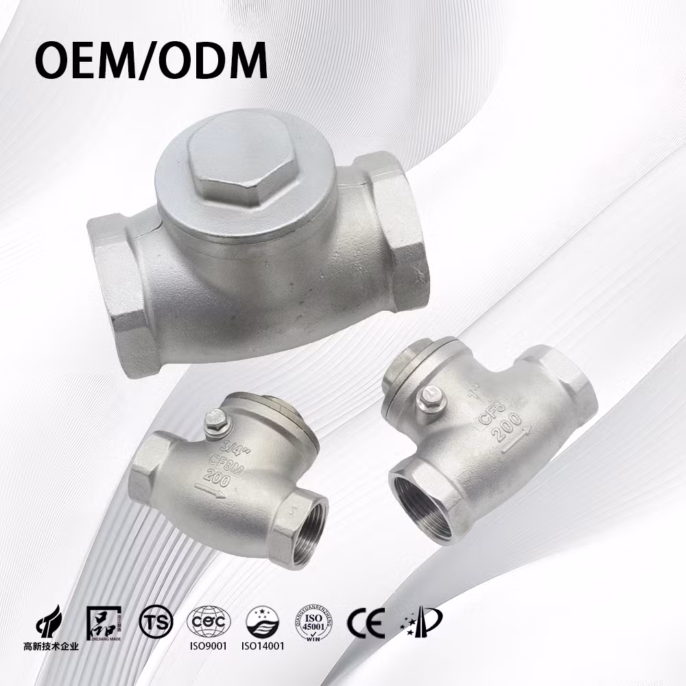 Xxnx/SS304/201/Stainless Steel/Industrial/H71W/Mini/Non-Return/Duckbill/Lift/Fluid/Vacuum/Disc/Wafer/Single Plate/Insert/Spring/Swing/Check-Valve for Sewer Pump