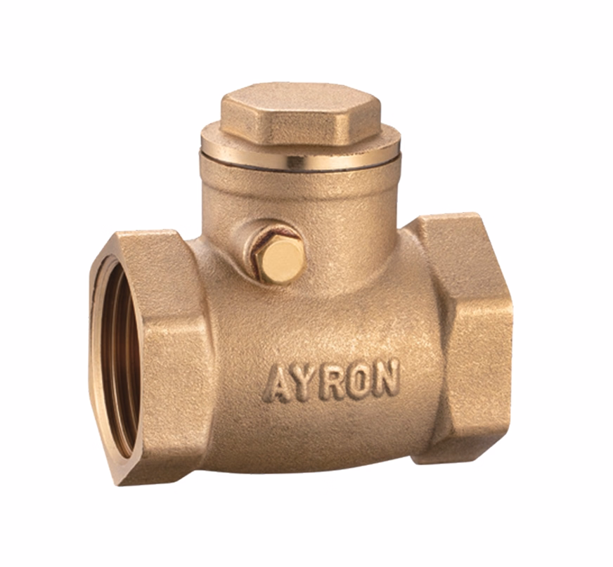 Brass Swing Check Valve - 3800 (Light type, standard bore, PN16) - Ayron Brand