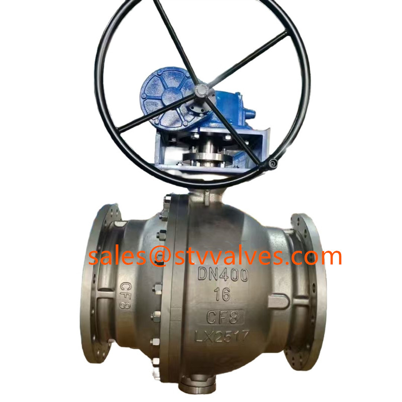 Metal Seat Ball Valve,CF8,PN16,DN400,RF End - China Valve Manufacturer | STV
