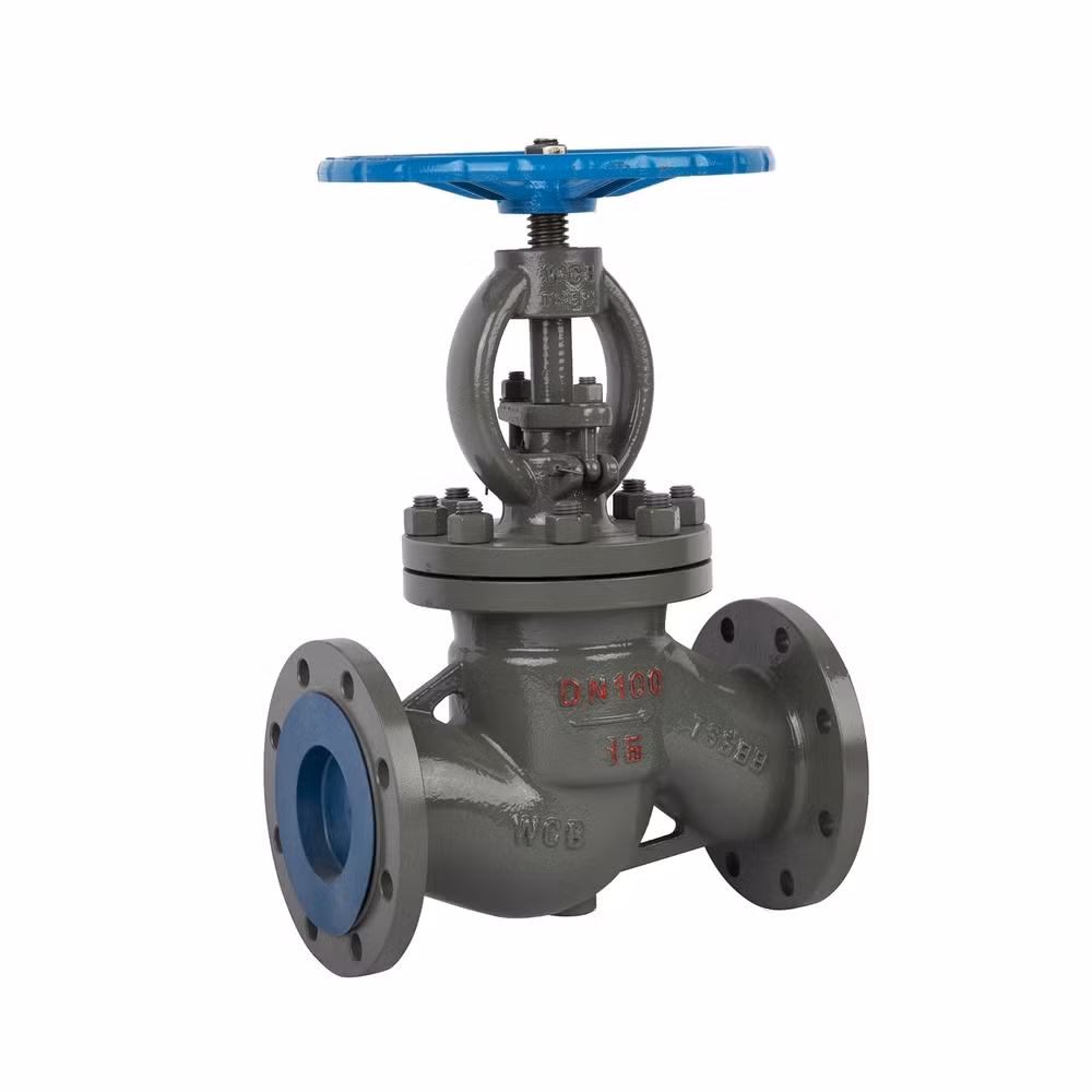 Precision Engineered DN100 Globe Check Stop Valve for Chemical Processing Plants