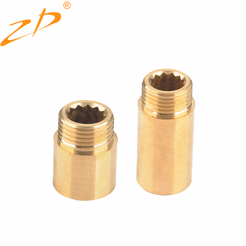 Durable 3/4" NPT Brass Hex Nipple for Male Threading