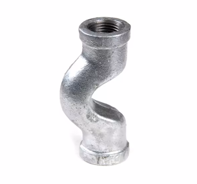 Malleable Iron Crossover Plumbing Iron Plug Flanges Crossover Pipe Fittings