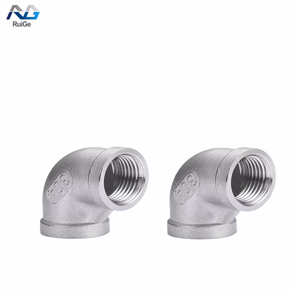304 316 Stainless Steel Threaded Elbow