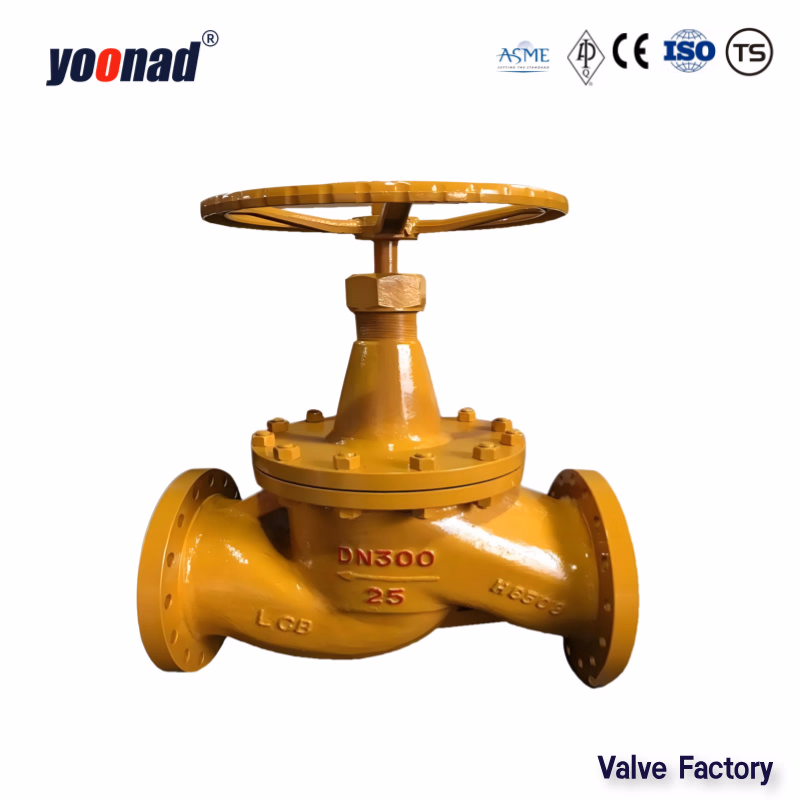 DIN ISO CE ABS ANSI DN15/50/65/80/100/200 Low Temperature Cast Carbon Steel Wcb Hand Wheel Flanged Connection Globe Valve High Pressure for Gas Oil Ammonia