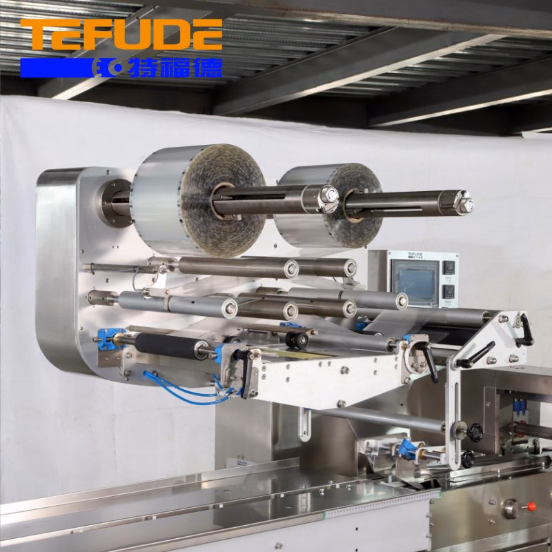 TEFUDE TFD-380DS/480DS Dual-Splice Horizontal Flow Wrapper for Bakery and Solid Food Products