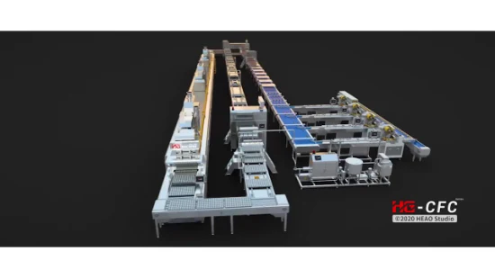 HG-CPC250 Fully Automatic Cupcake and Muffin Production Line
