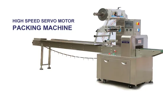 Automatic Kit Packaging Machine Snack Food Flow Pack Machine with Date Printer Bakery Machine - Hori