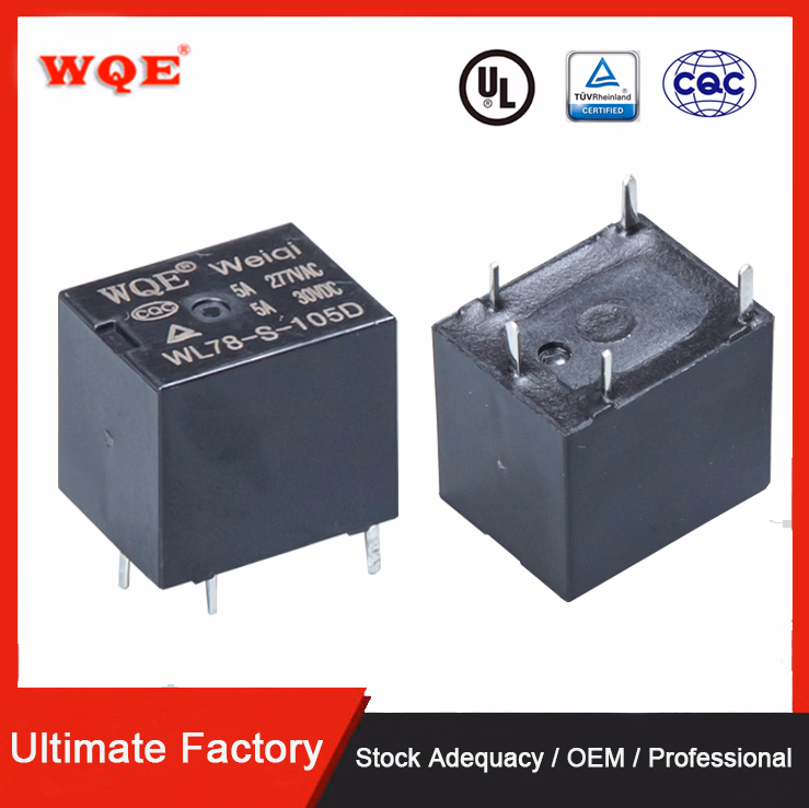 Change-Over Mini Electric Automotive Relays PCB Relay Power Relay 10A 5 Pin Rele for Household Appliance / Auto Control / Industrial Automotion