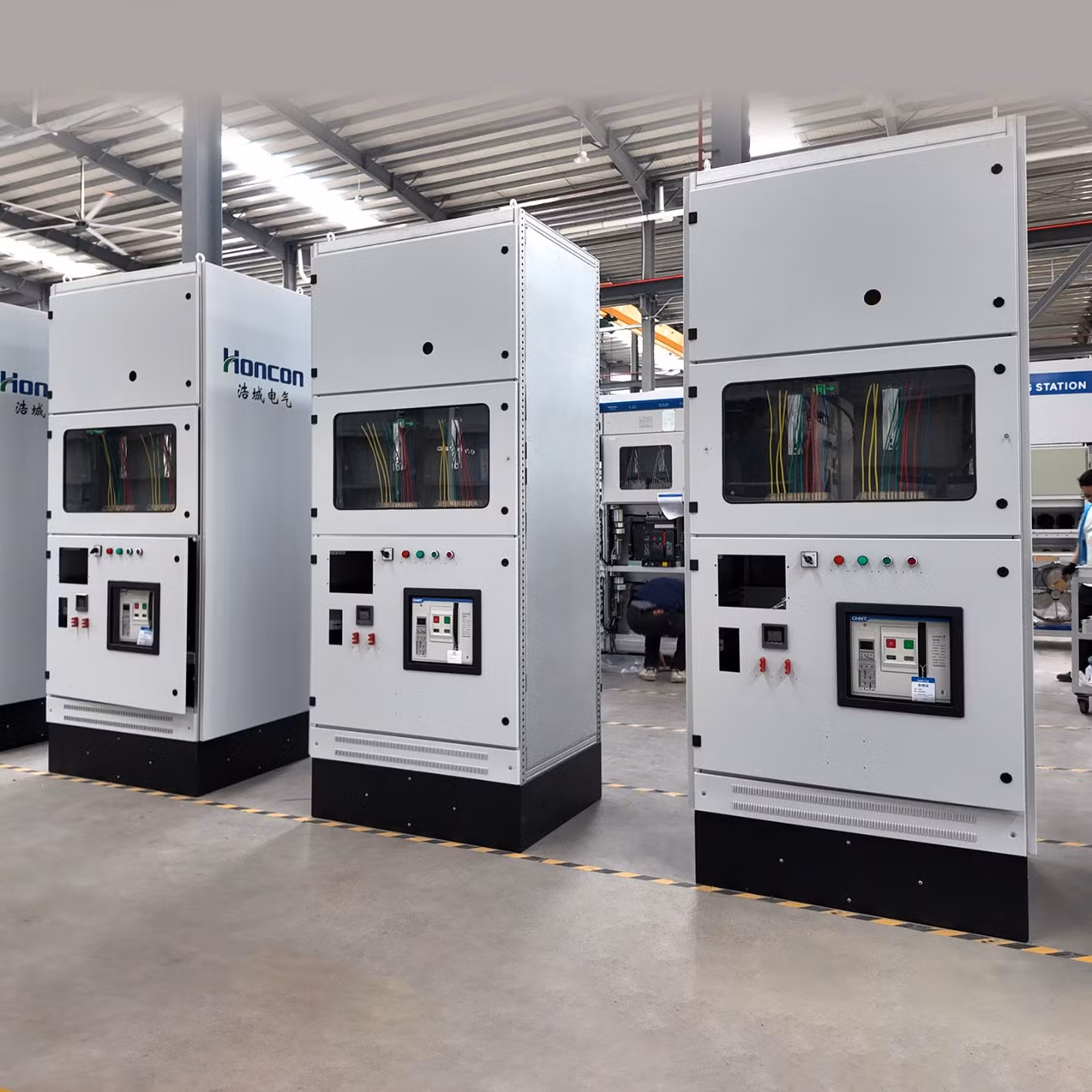 Port Warehousing Handling Equipment Low Voltage Fixed Ggd Switchgear with Shock-Resistant High-Breaking Circuit Breaker