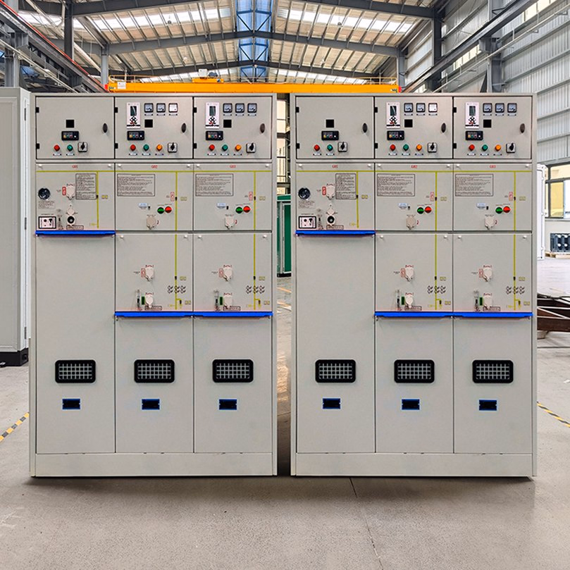 Hcm-40.5 Type Mv Fully Sealed and Gas Insulated Cubicle Ring Main Unit (RMU) Electrical Gis Switchgear of Power Distribution Cabinet