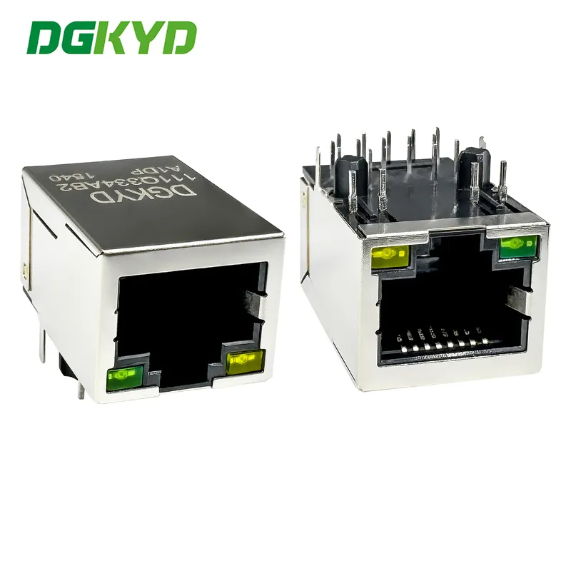 RJ45 built-in gigabit integrated filter with POE power supply 8P10C DGKYD111Q334AB2A1DP