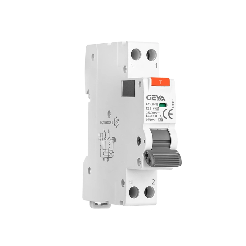 GYR10NE RCBO 1P+N Type A/Type AC - GEYA Electrical Equipment Supply
