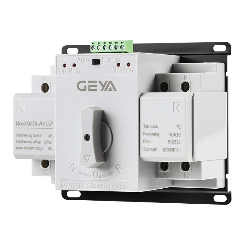 GATS-W-63 Mini Automatic Transfer Switch (ATS) - GEYA Electrical