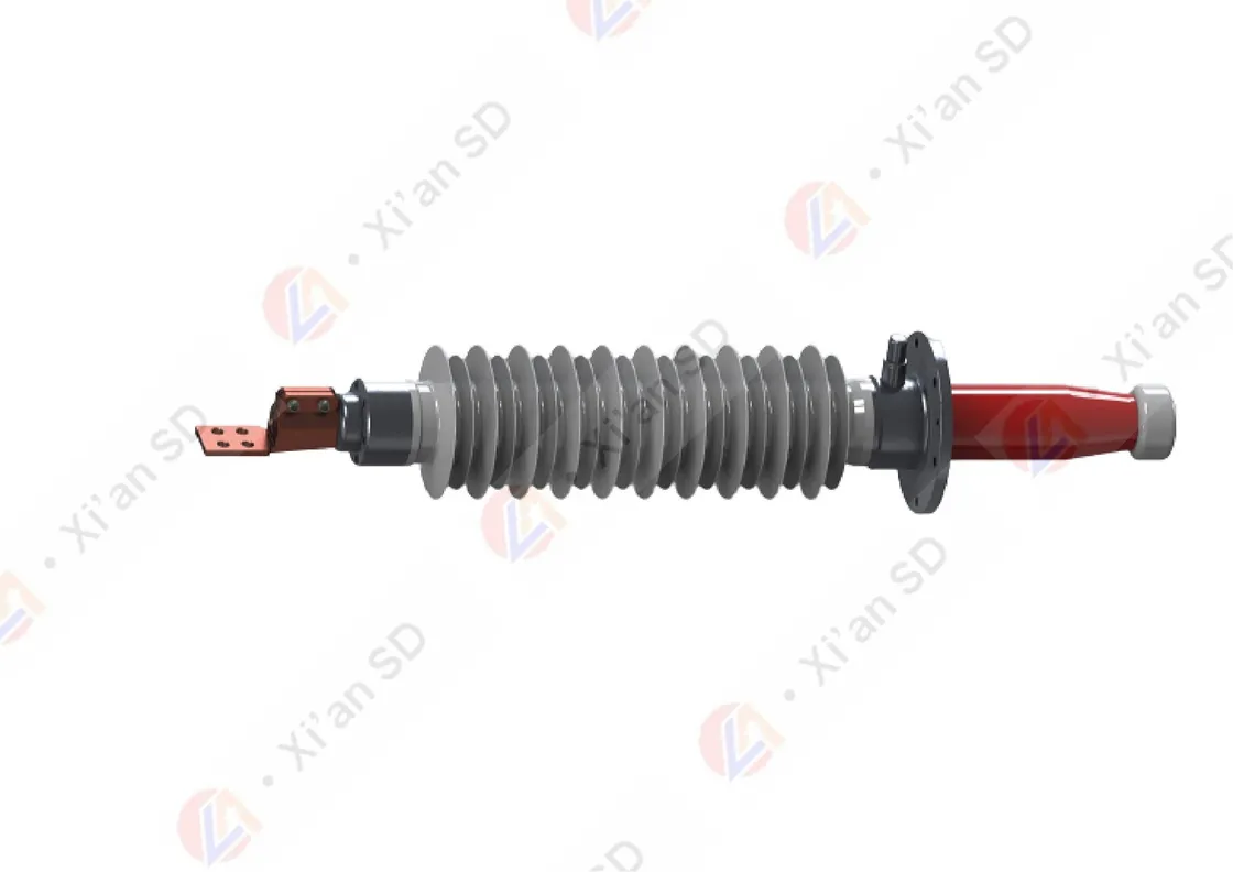 72.5kV Dry Insulation Transformer HV Capacitance Graded Bushing Resin Impregnated Fiberfill