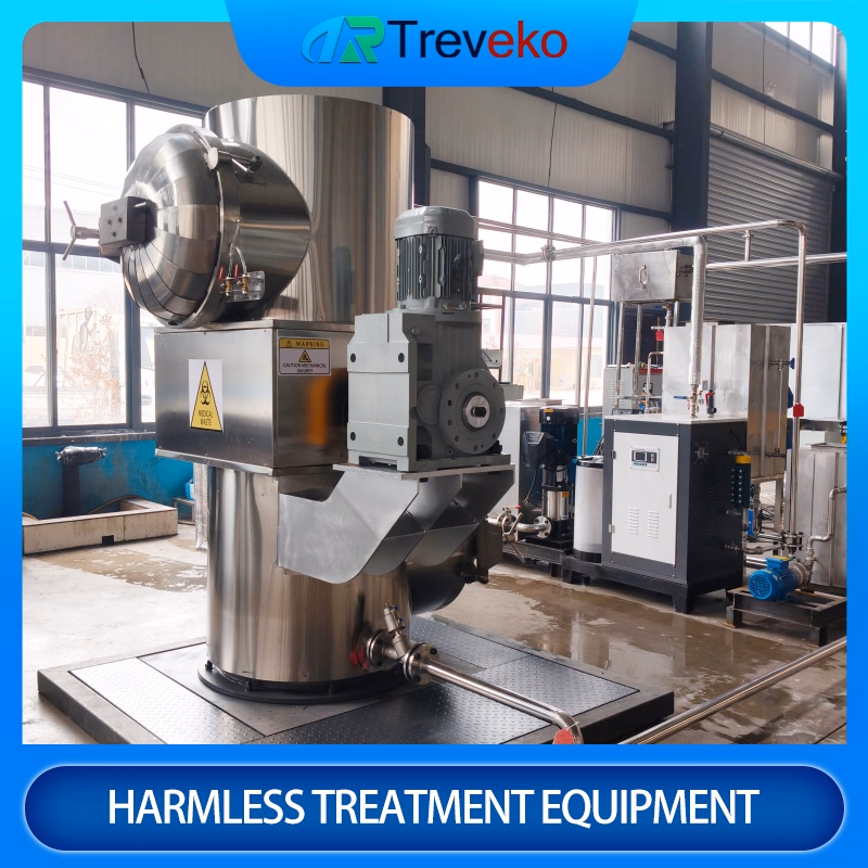 Advanced Vertical Medical Waste Sterilization Equipment for Plastics and Textiles