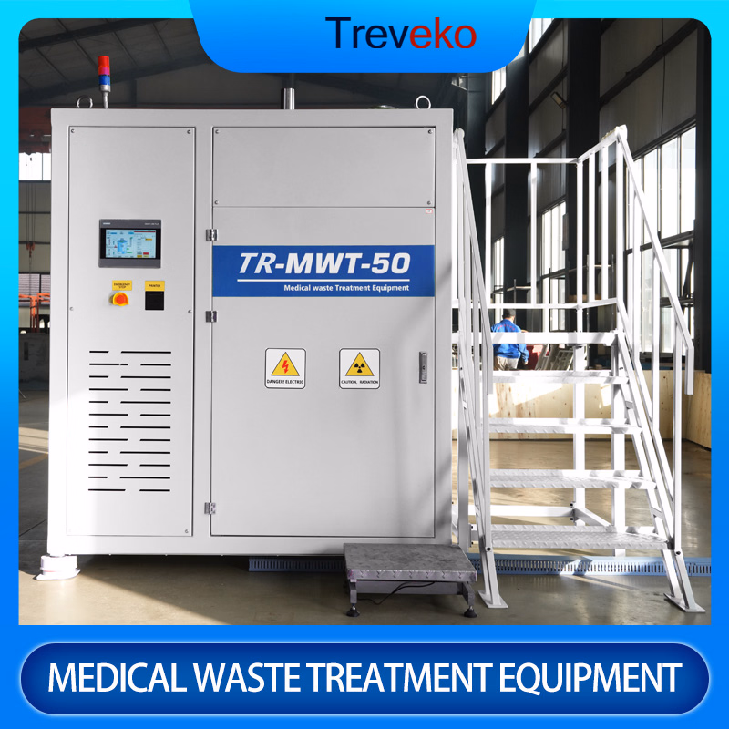 Space-Saving Microwave Sterilization Crushing Equipment for Efficient Volume Reduction of Medical Waste