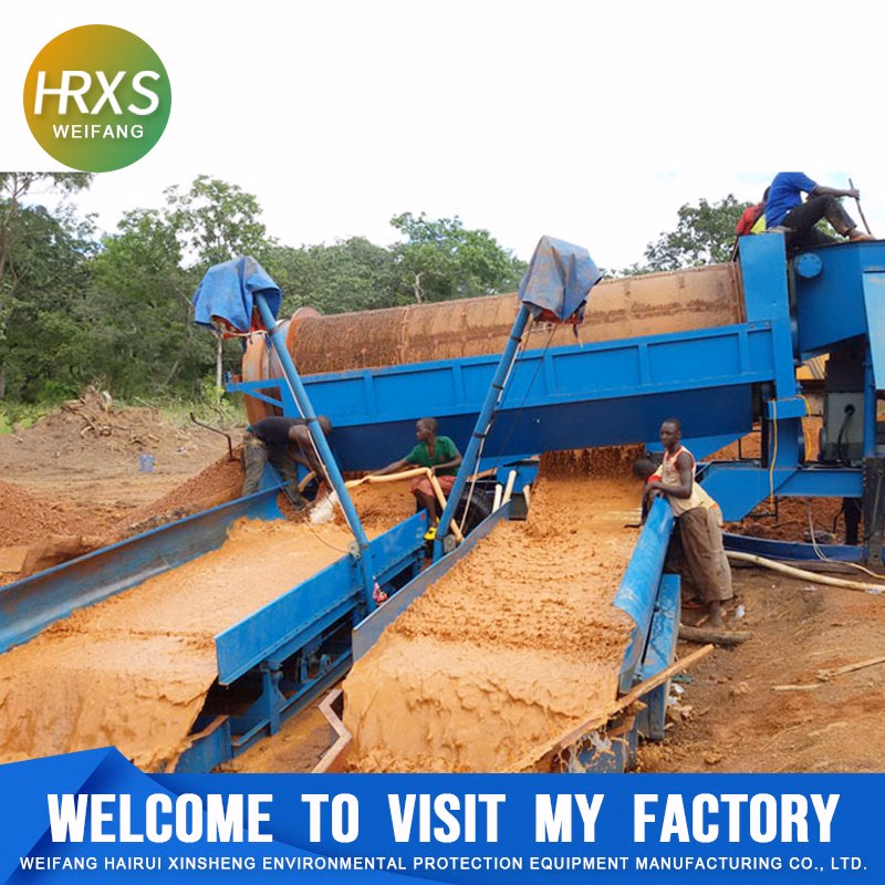 200t/H Fixed Type Gold /Diamond Washing Plant with Cutter Trommel/Shaking Table/Pulsting Sluice Box/Fixed Chute/Jigger for Africa