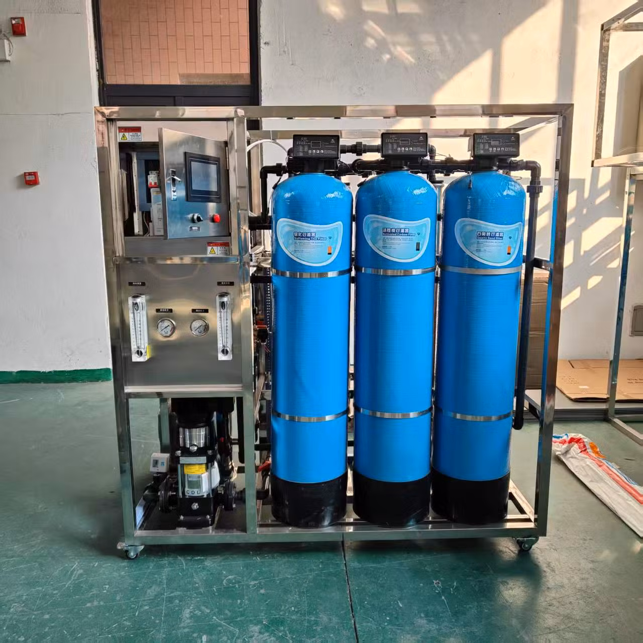 CE 60. Hz PLC RO Plant Purifying Purification Purifier Machine Pure Water Purification System